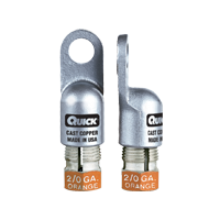 Quickcable 1/0 3/8 Hd Lug Comp W/Comp Nut - 5810-F