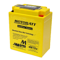 Motobatt Motorcycle Battery MB12U