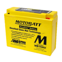 Motobatt Motorcycle Battery MB16AU