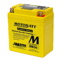 Motobatt Motorcycle Battery MB3U