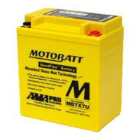 Motobatt Motorcycle Battery MBTX7U