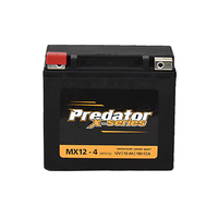  MX12-4 Predator X Series Motorcycle Battery 