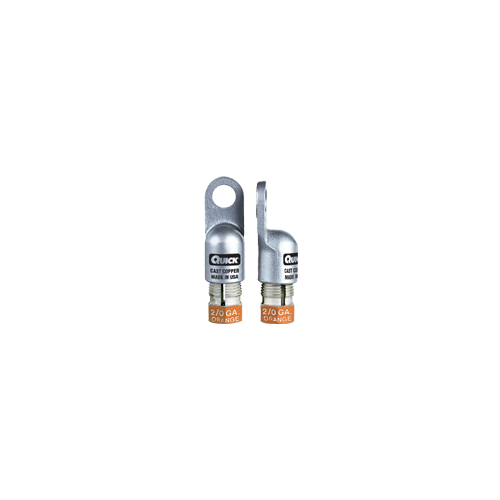 Quickcable 1 &amp; 2 Ga 3/8 Lug Comp W/Comp Nut - 5802-F