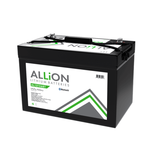 Lithium 126Ah 12V LiFePo4 ALLiON Battery - AL12126BT
