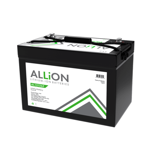 Lithium 126Ah 12V LiFePo4 ALLiON Battery - AL12126F
