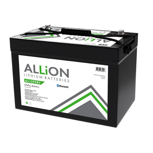 Lithium 75Ah 12V LiFePo4 ALLiON Battery - AL1275BT