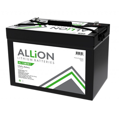 Lithium 80Ah 12V LiFePo4 ALLiON Battery - AL1280BT