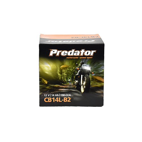 CB14L-B2 12V Predator Motorcycle Battery