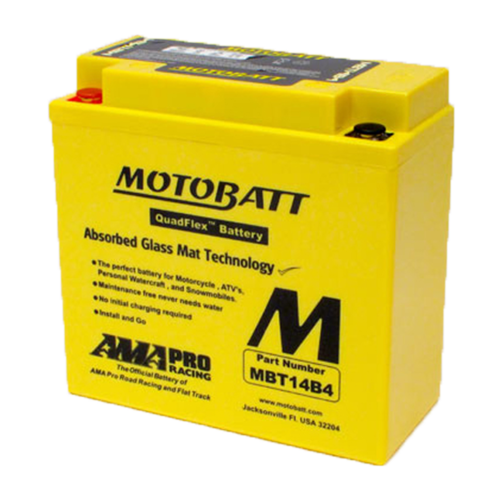Motobatt Motorcycle Battery MBT14B4
