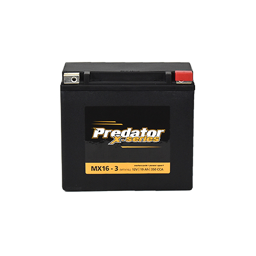 MX16-3 Predator X Series Motorcycle Battery