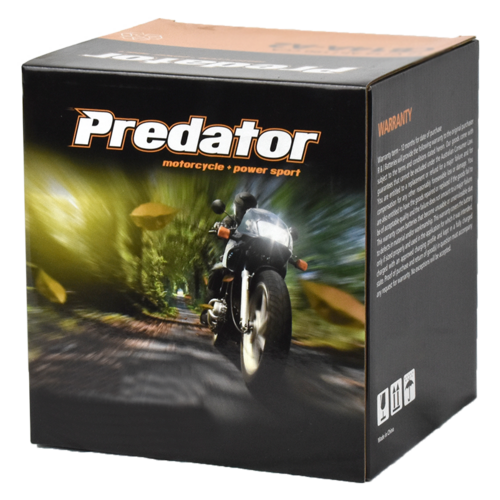 YTX14AH-BS 12V Predator Motorcycle Battery