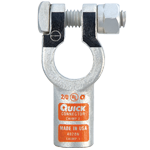 Quickcable 2 Ga Neg Clamp Crimp - 4002-N