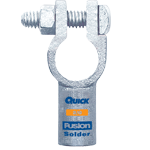 Quickcable 1 & 2 Ga Positive Solder Clamp - 406301-P