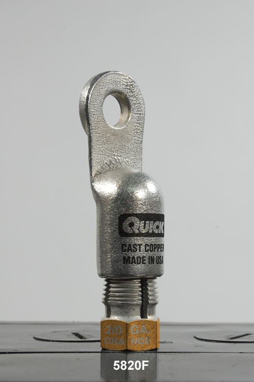Quickcable 1 & 2 Ga 1/2 Lug Comp W/Comp Nut - 5802-H