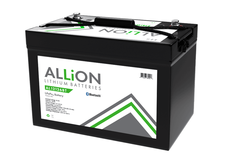 Lithium 126Ah 12V LiFePo4 ALLiON Battery - AL12126BT