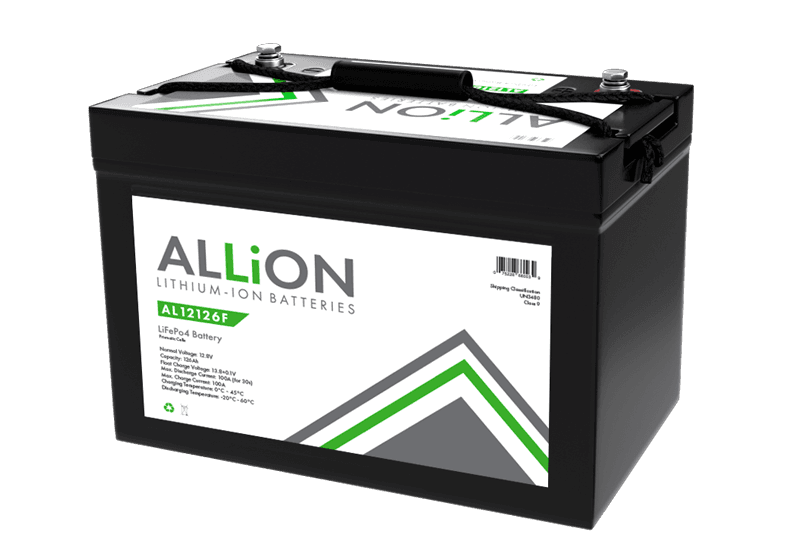 Lithium 126Ah 12V LiFePo4 ALLiON Battery - AL12126F