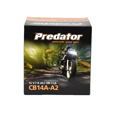 CB14A-A2 12V Predator Motorcycle Battery