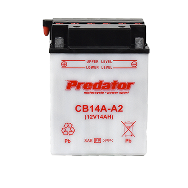 CB14A-A2 12V Predator Motorcycle Battery