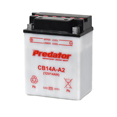 CB14A-A2 12V Predator Motorcycle Battery