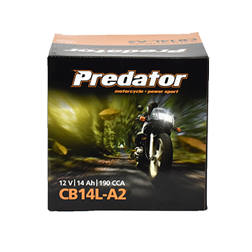 CB14L-A2 12V Predator Motorcycle Battery