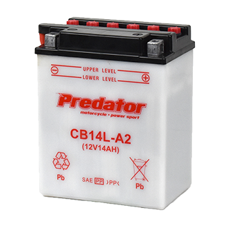 CB14L-A2 12V Predator Motorcycle Battery