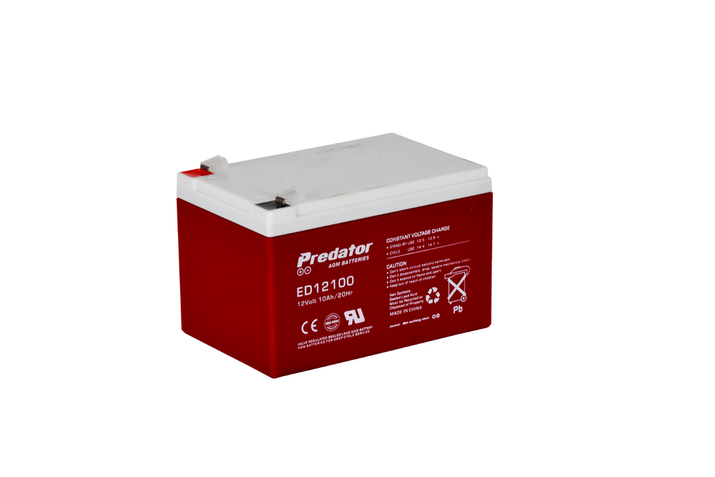 Predator 12V 10Ah AGM Deep Cycle ED12100