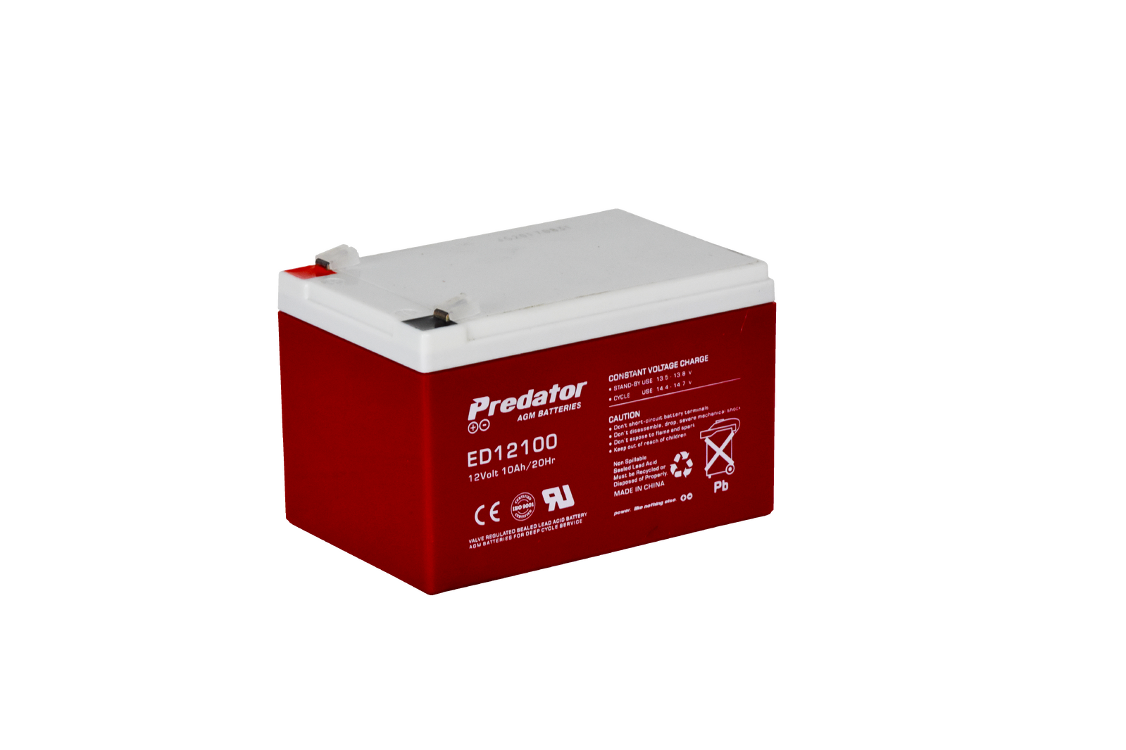 Predator 12V 10Ah AGM Deep Cycle ED12100