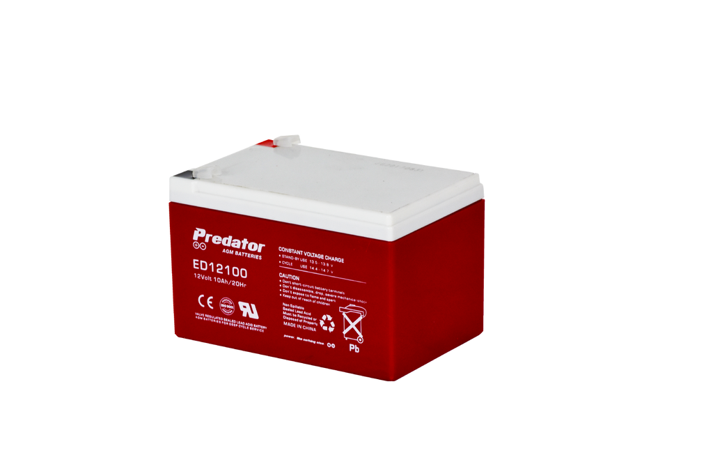 Predator 12V 10Ah AGM Deep Cycle ED12100