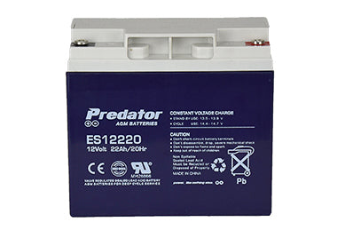 Predator ES12220 12V 22Ah AGM General Purpose