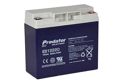Predator ES12220 12V 22Ah AGM General Purpose