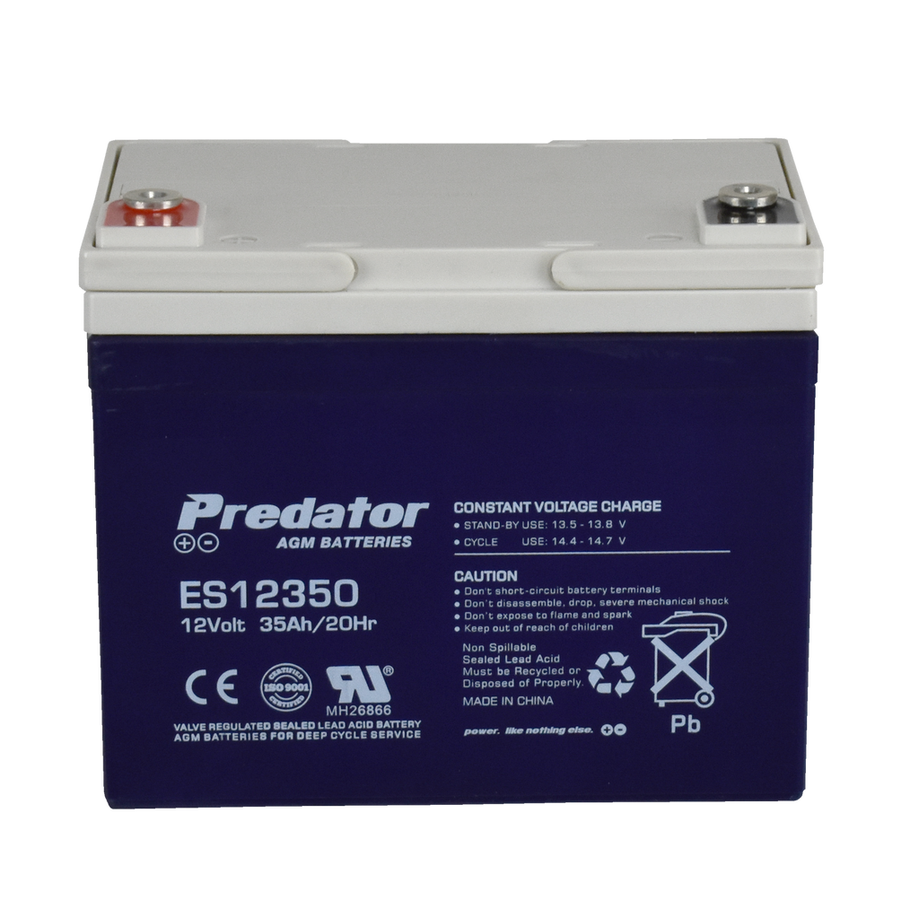 Predator ES12350 12V 35Ah AGM General Purpose