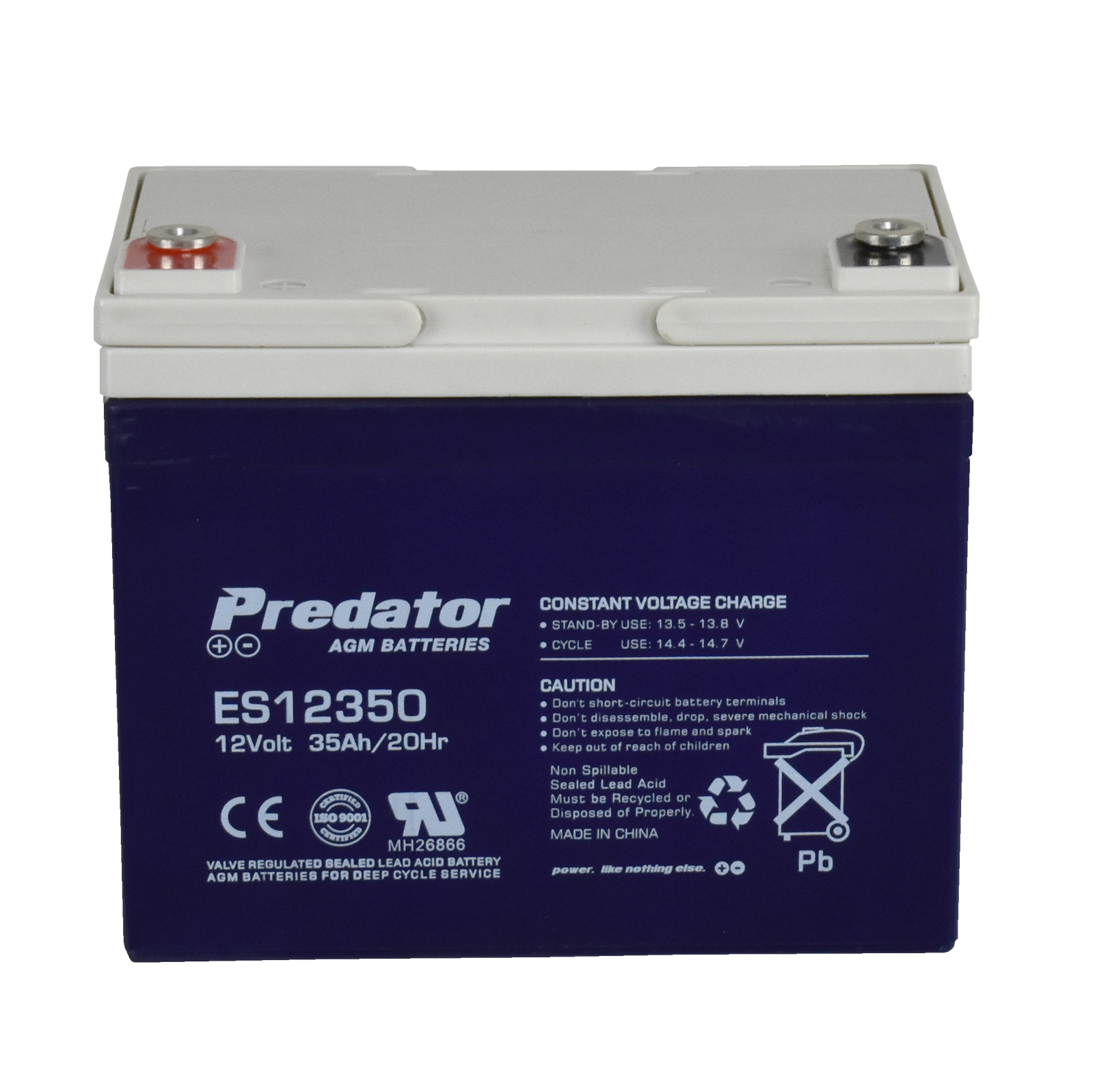 Predator ES12350 12V 35Ah AGM General Purpose