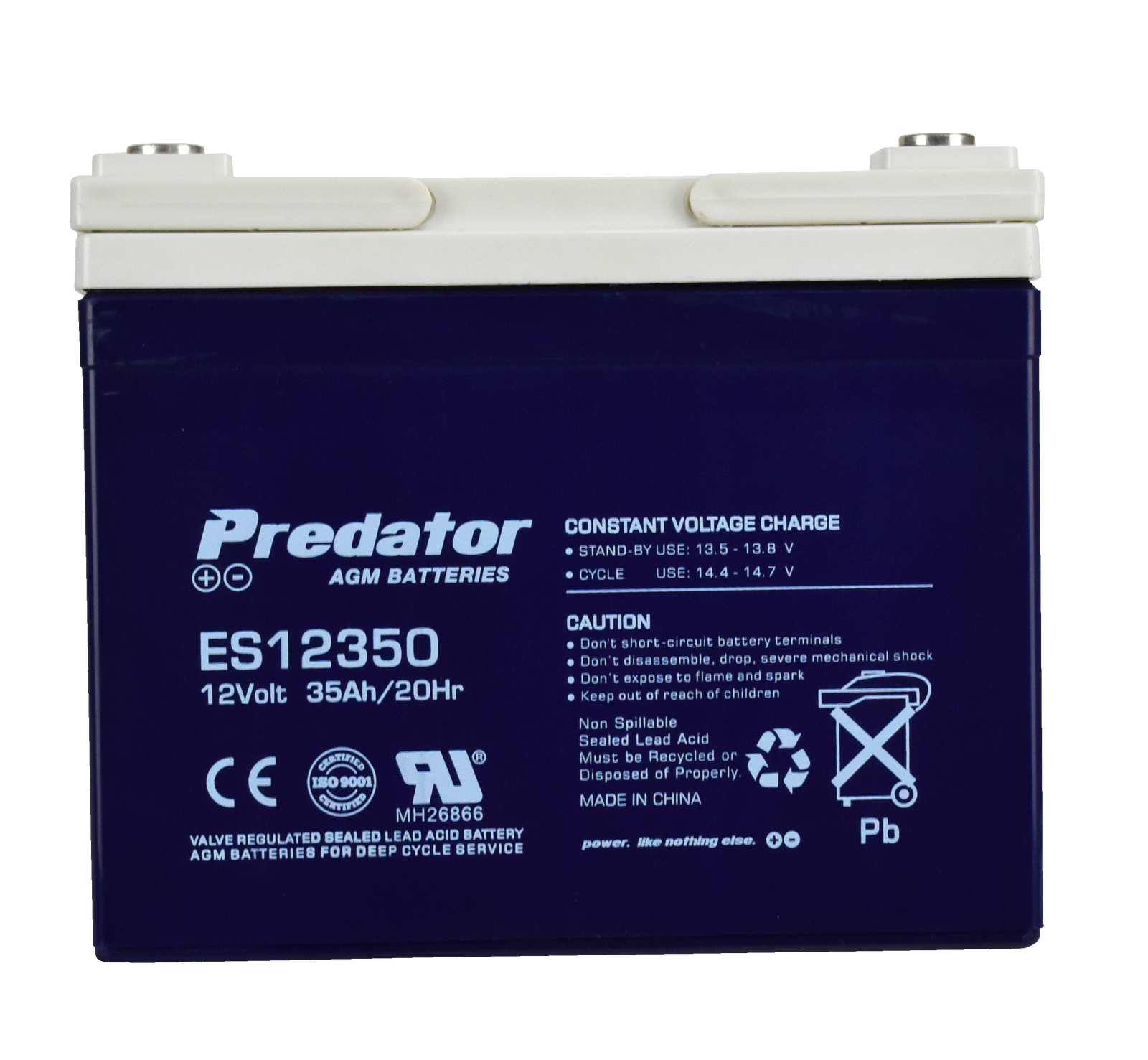 Predator ES12350 12V 35Ah AGM General Purpose