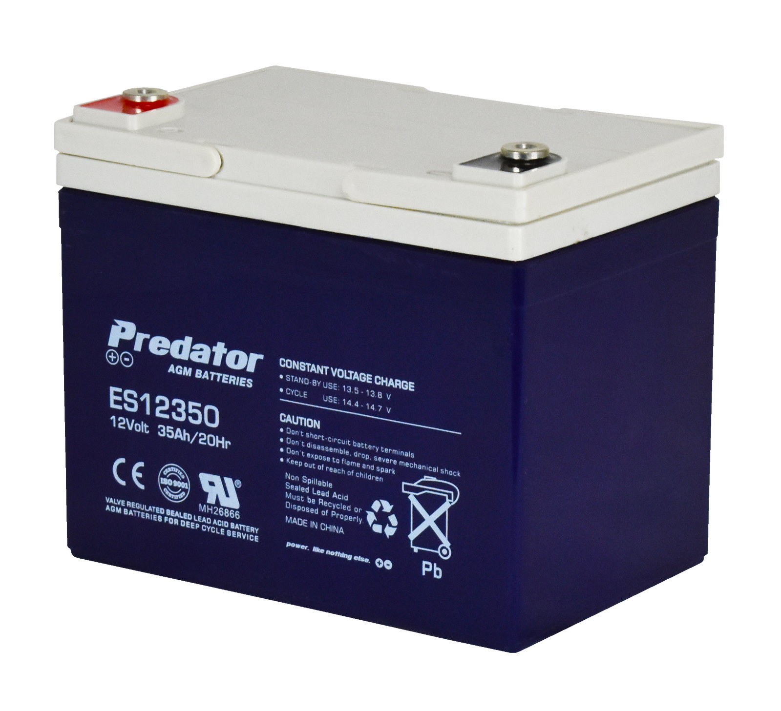 Predator ES12350 12V 35Ah AGM General Purpose