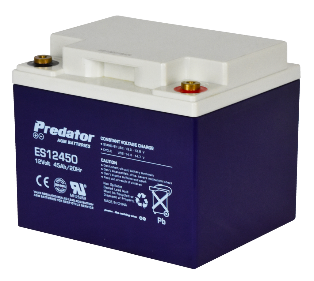 Predator ES12450 12V 45Ah AGM General Purpose