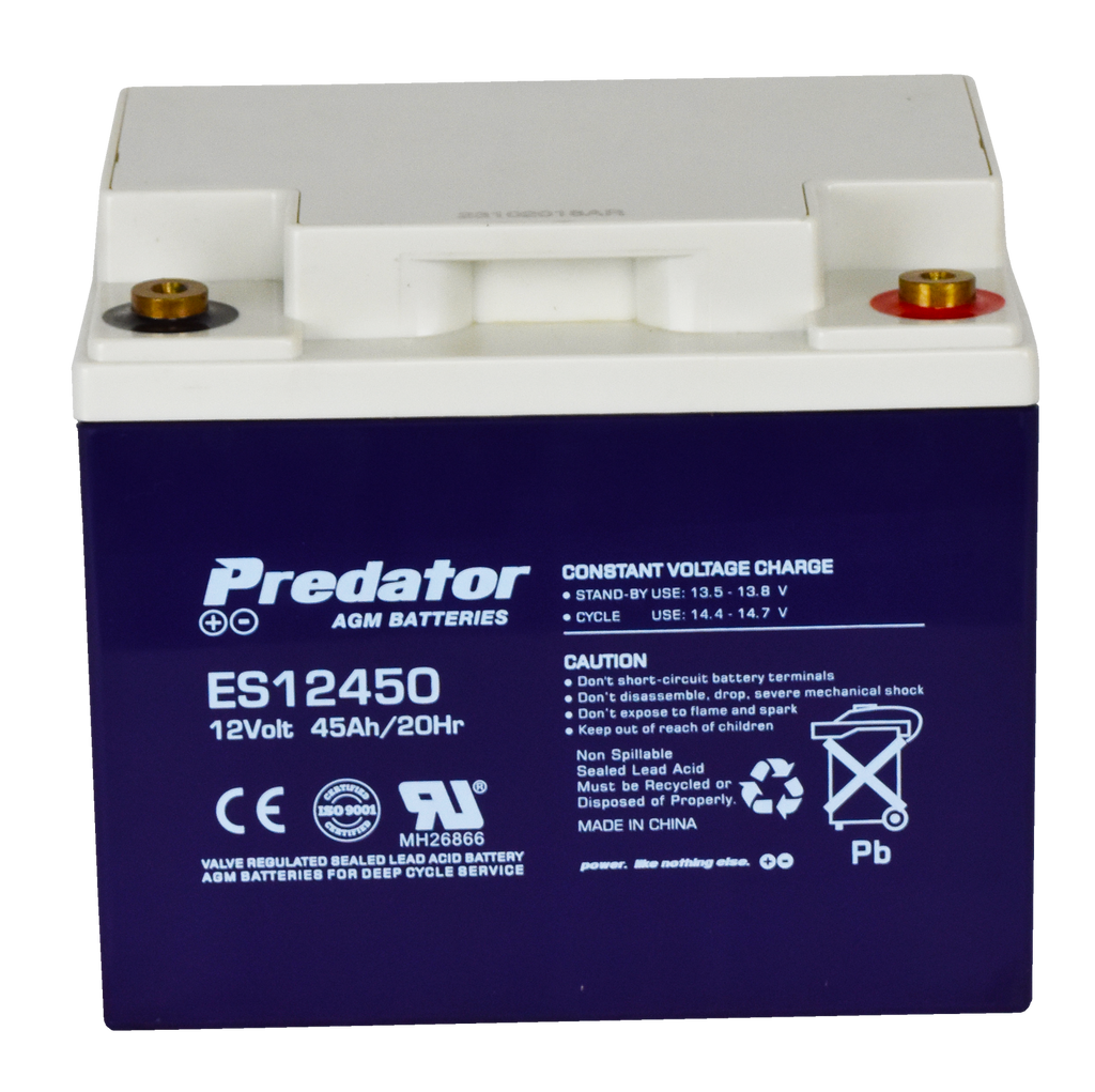 Predator ES12450 12V 45Ah AGM General Purpose