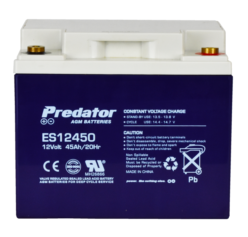 Predator ES12450 12V 45Ah AGM General Purpose