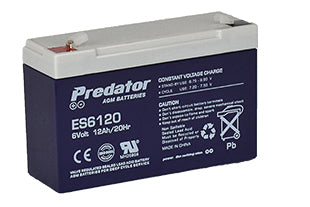 Predator ES6120 6V 12Ah AGM General Purpose