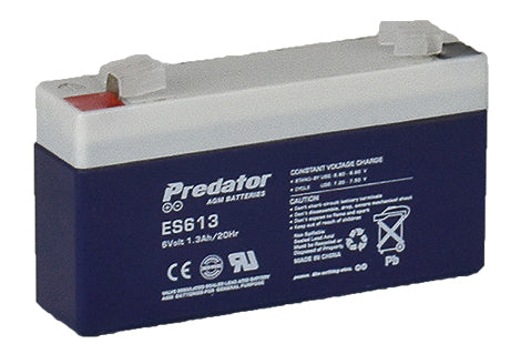 Predator ES613 6V 1.3Ah AGM General Purpose