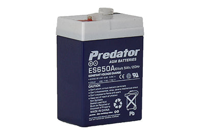 Predator ES650A 6V 5Ah AGM General Purpose
