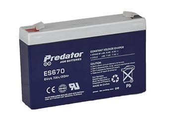 Predator ES670 6V 7Ah AGM General Purpose