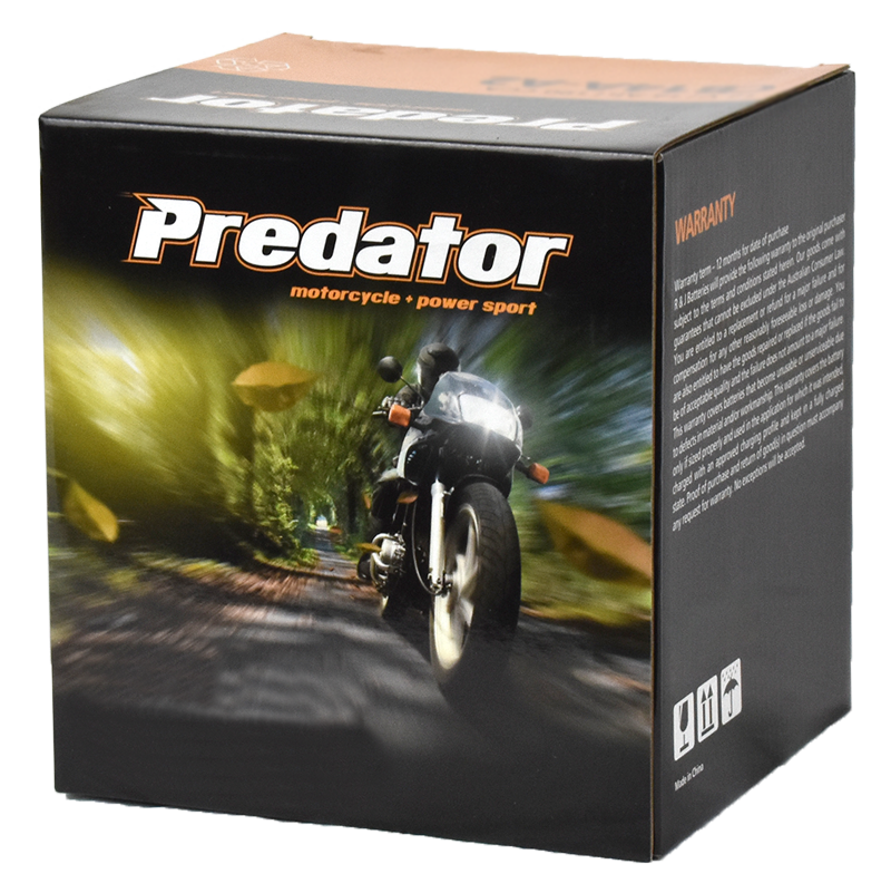 GYZ20H 12V Sealed Predator Motorcycle Battery