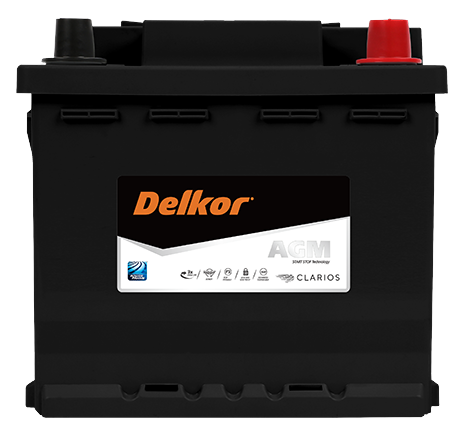 Delkor LN1 AGM Stop-Start Battery LN1554400053 DIN44H