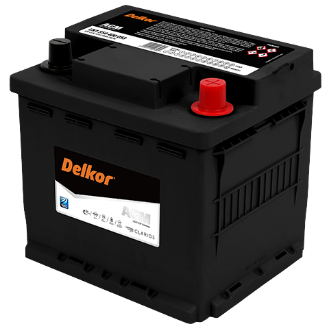Delkor LN1 AGM Stop-Start Battery LN1554400053 DIN44H