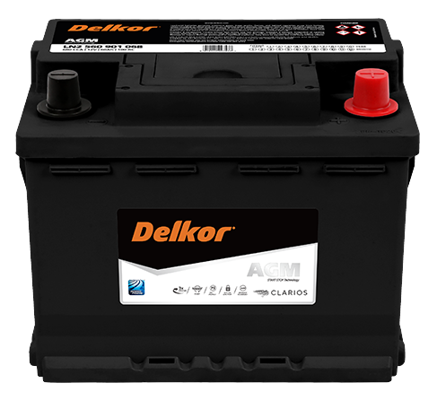 Delkor LN2 AGM Stop-Start Battery LN2560901068 DIN55H