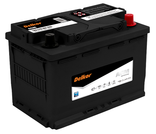 Delkor LN3 AGM Stop-Start Battery LN3570901076 DIN66H