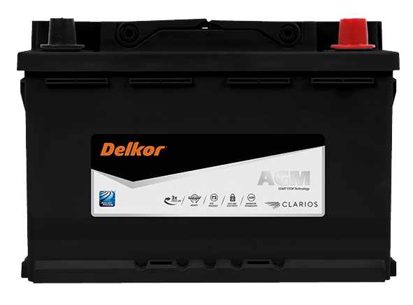 Delkor LN3 AGM Stop-Start Battery LN3570901076 DIN66H