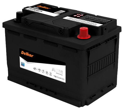 Delkor LN3 AGM Stop-Start Battery LN3570901076 DIN66H