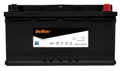 Delkor LN5 AGM Stop-Start Battery LN5595901090 DIN88H