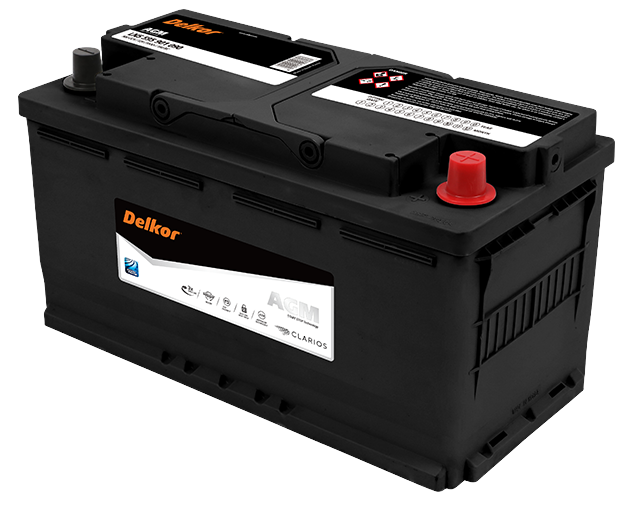 Delkor LN5 AGM Stop-Start Battery LN5595901090 DIN88H